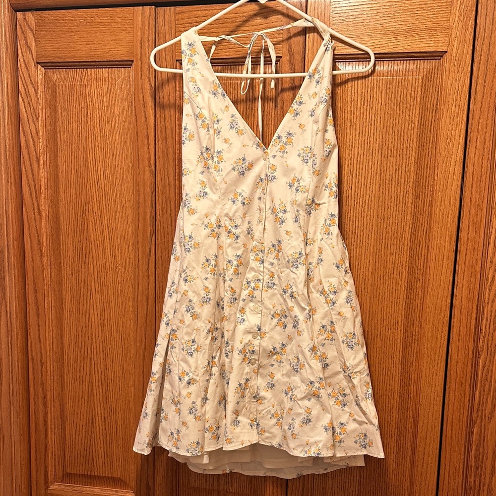 Floral Halter Dress